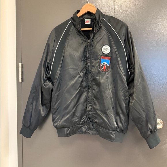 Nike vintage L SATIN ultra rare collectible EXC vintage cond “Athletics West” - Picture 6 of 15